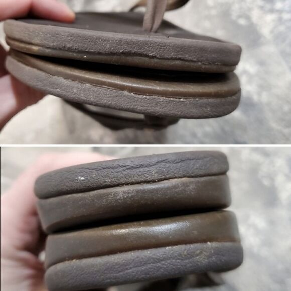 Olukai Ohana Brown Flip Flop Thong Sandals - Picture 8 of 9